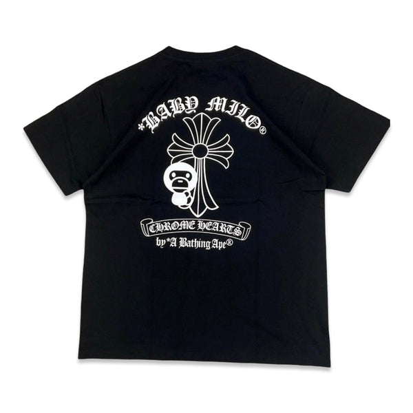 BAPE X Chrome Hearts Black Tee – Era Clothing Store