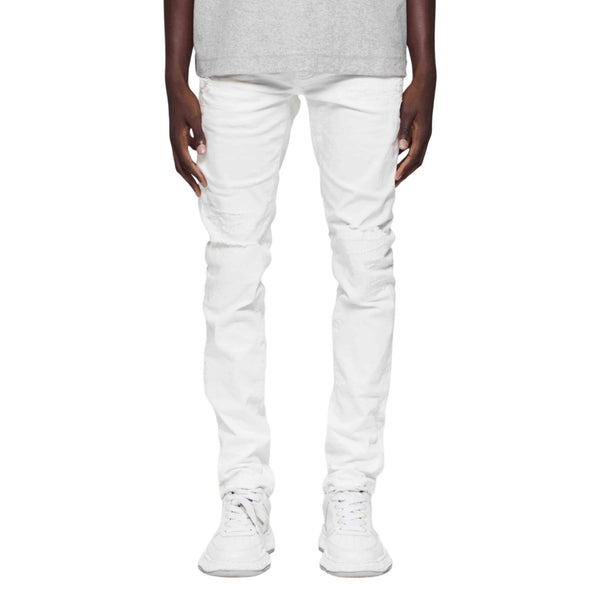 purplebrand 30 White ホワイトカラー パープルブランド Purple Brand Destroy White Jeans – Era Clothing Store