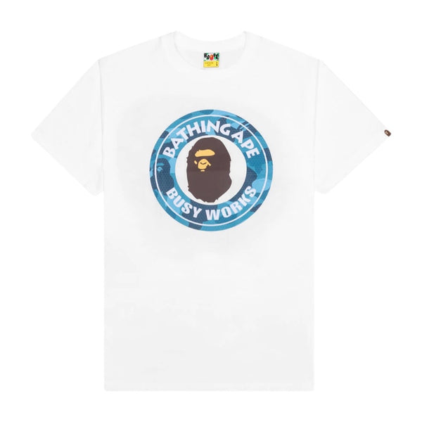 BAPE Honeycomb Busy Works White Tee – Era Clothing Store