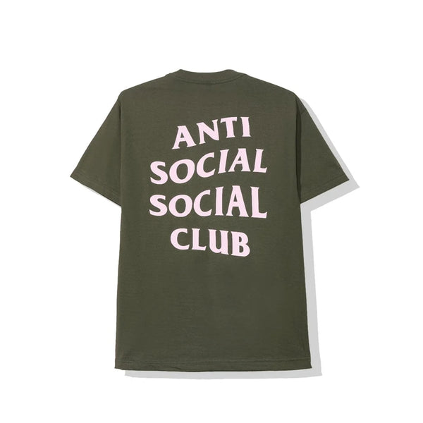 Anti Social Social Club Undefeated Olive/Pink Tee – Era Clothing Store
