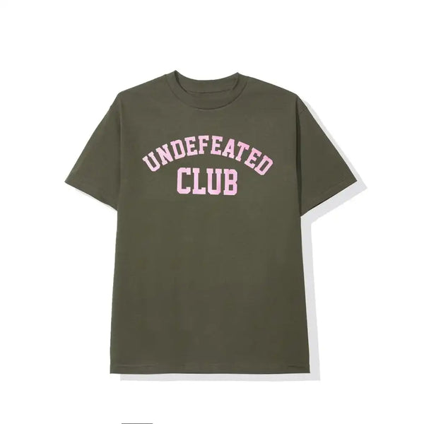 undefeated×anti social social club Anti Social Social Club Undefeated Olive/Pink Tee – Era Clothing Store