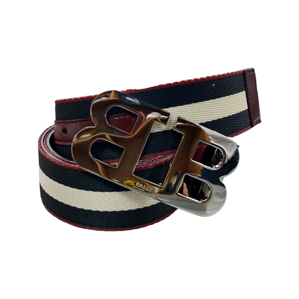 Bally Mirror B Heritage Red/Bone/Black Belt – Era Clothing Store