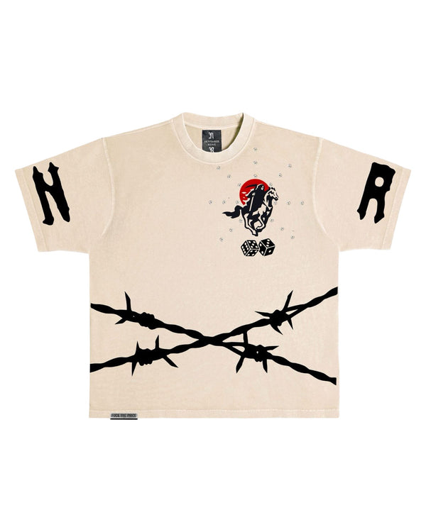 November Reine “Playing With Fire” Tan Tee