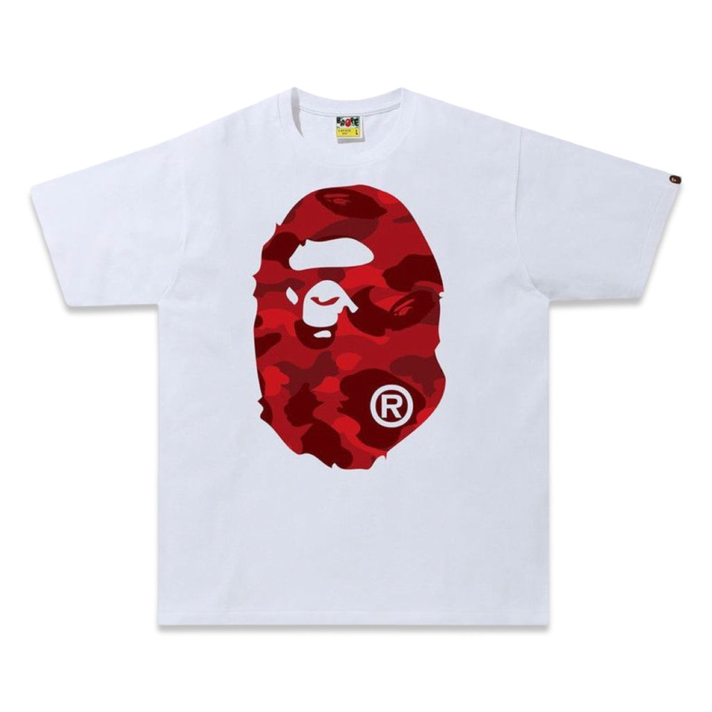 BAPE “Big Ape” White/Red Tee – Era Clothing Store
