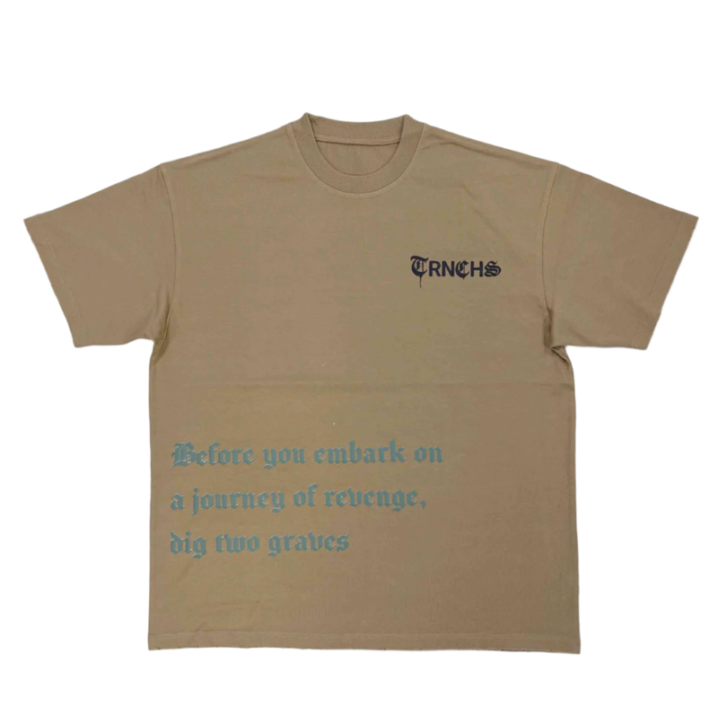 TRNCHS “Two Graves” Khaki Tee