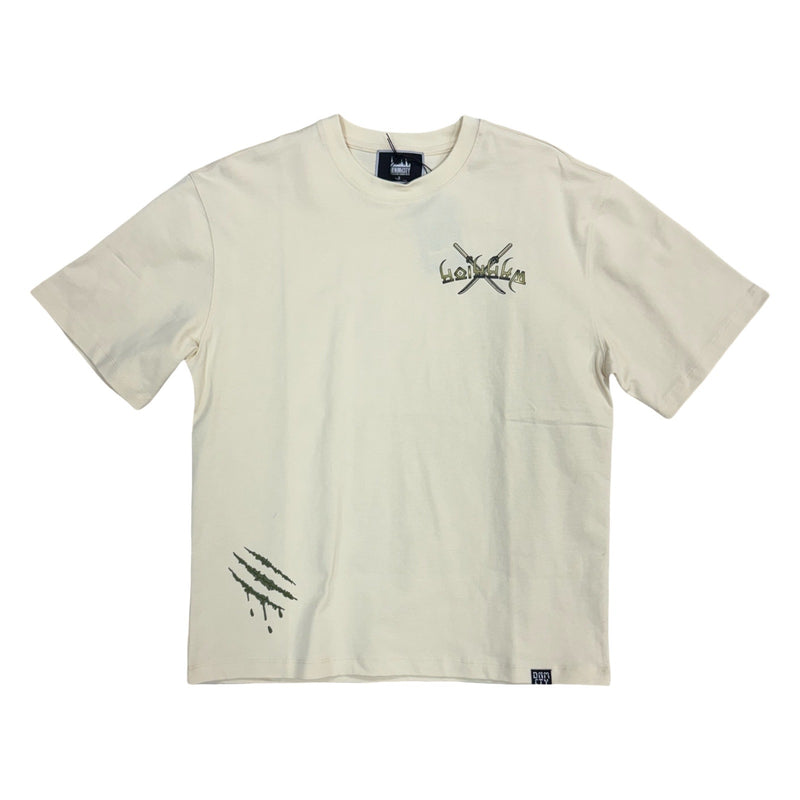 Denim City “Warriors” Cream/Olive Stones Tee