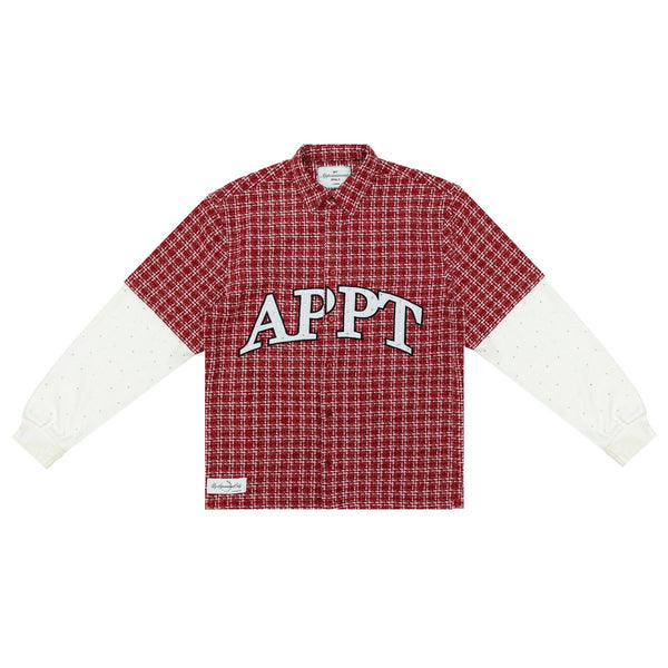 By Appt Only “Static” Red Flannel Button Up