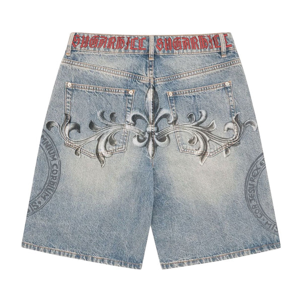 Sugarhill “Appia” Stone Wash Shorts