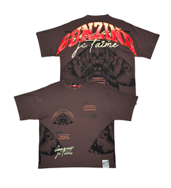 Gunzinii “Je T’aime” Brown Tee