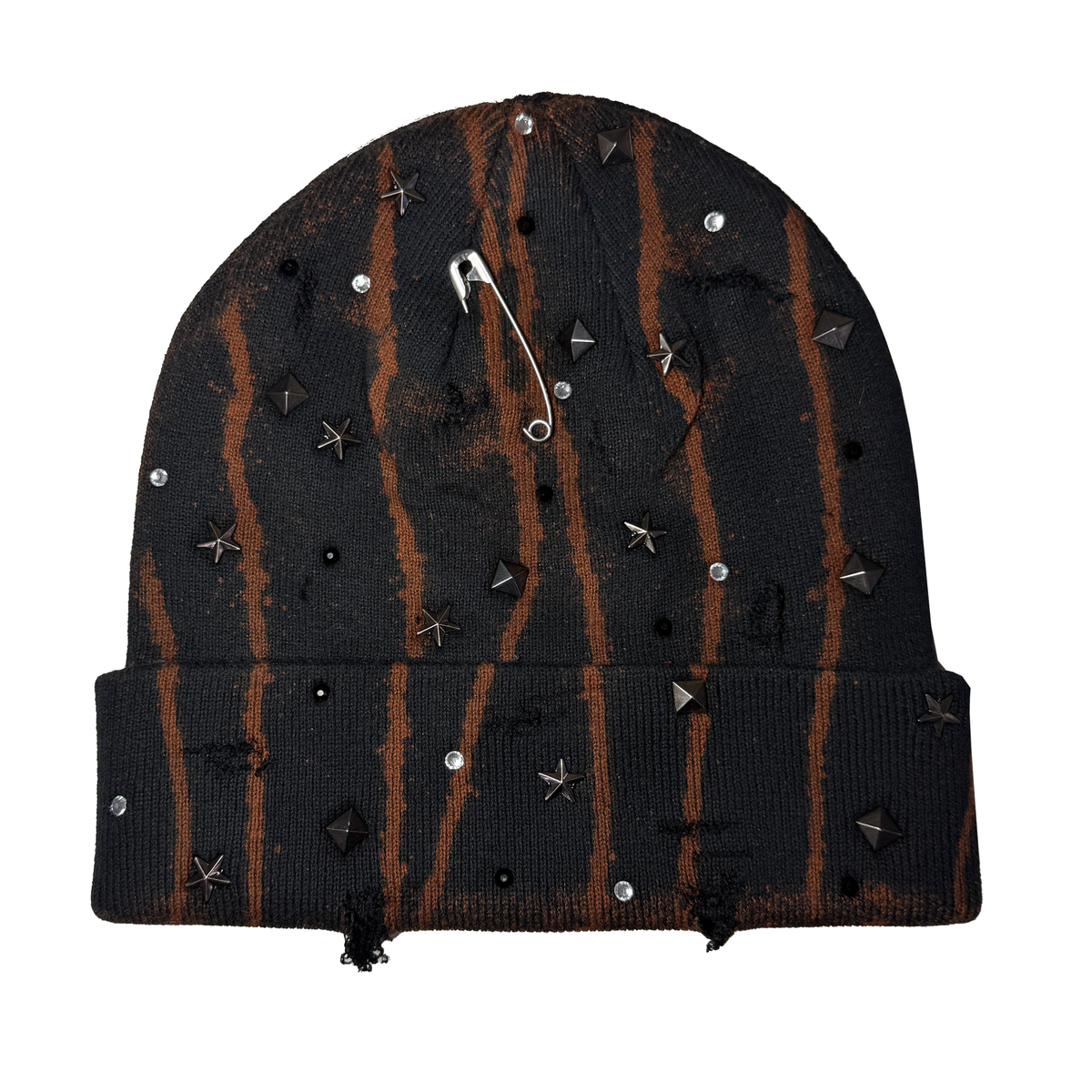 November Reine “Pins” Distress Beanie – Era Clothing Store