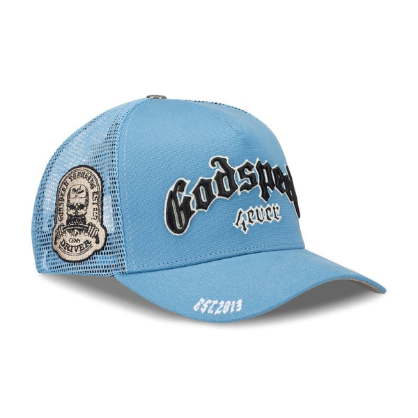 Godspeed “Forever” Sky Blue Trucker Hat