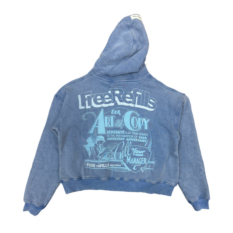 Free reFills “Art Dept” Blue Hoodie