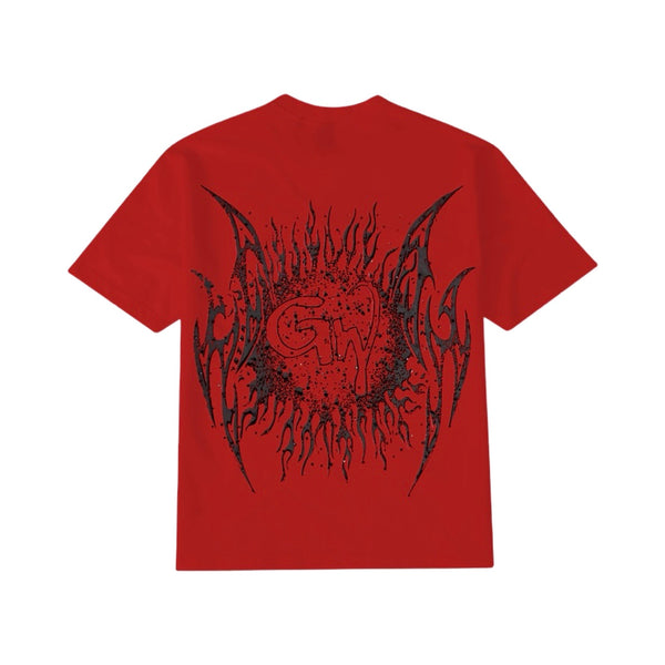 G West “Skeleton Body” Stones Red Tee