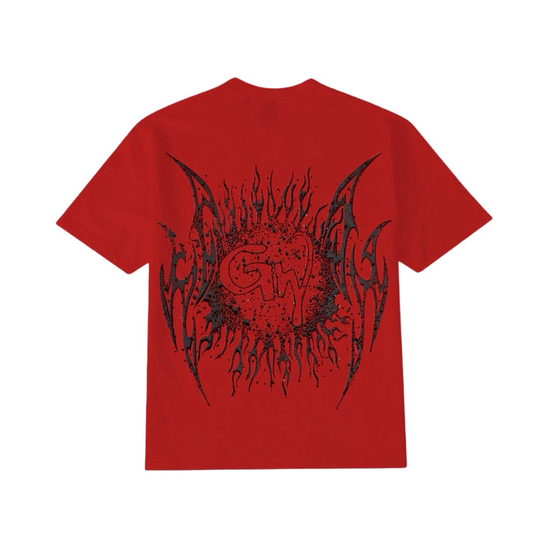 G West “Skeleton Body” Stones Red Tee