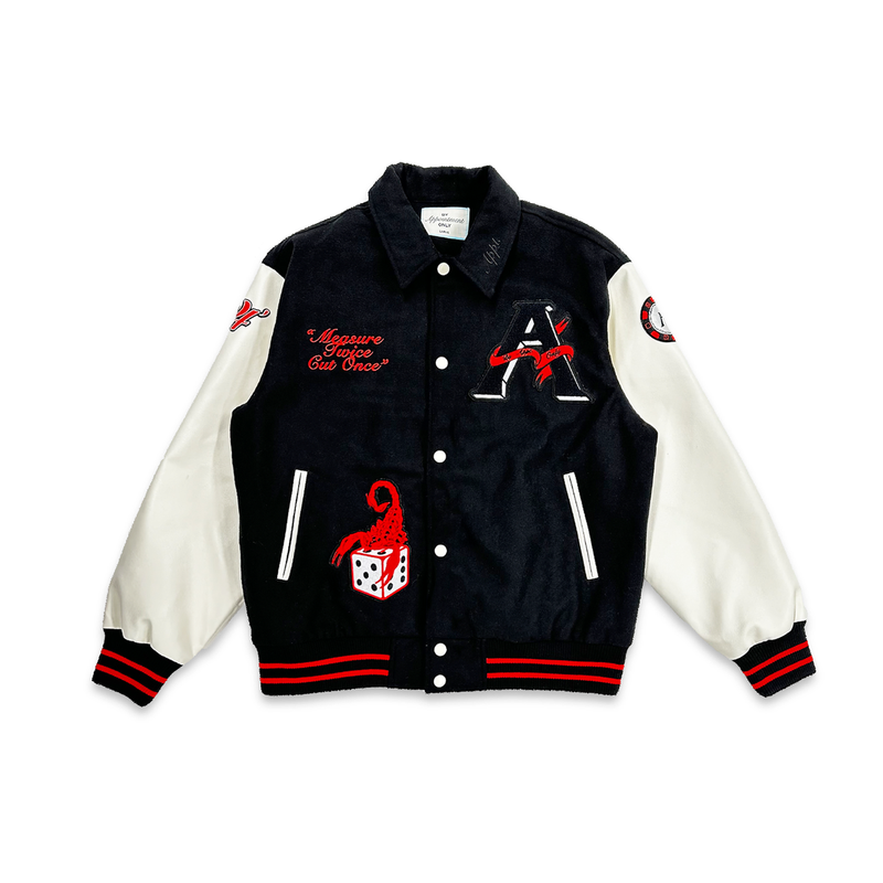 By Appt Only Black Varsity Jacket