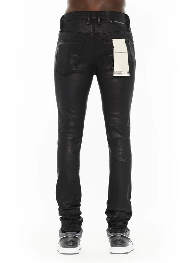 Cult “Black Coated” 601 Skinny Jeans