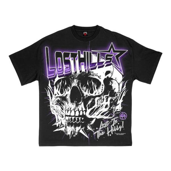 Lost Hills Decided Flame Black Tee