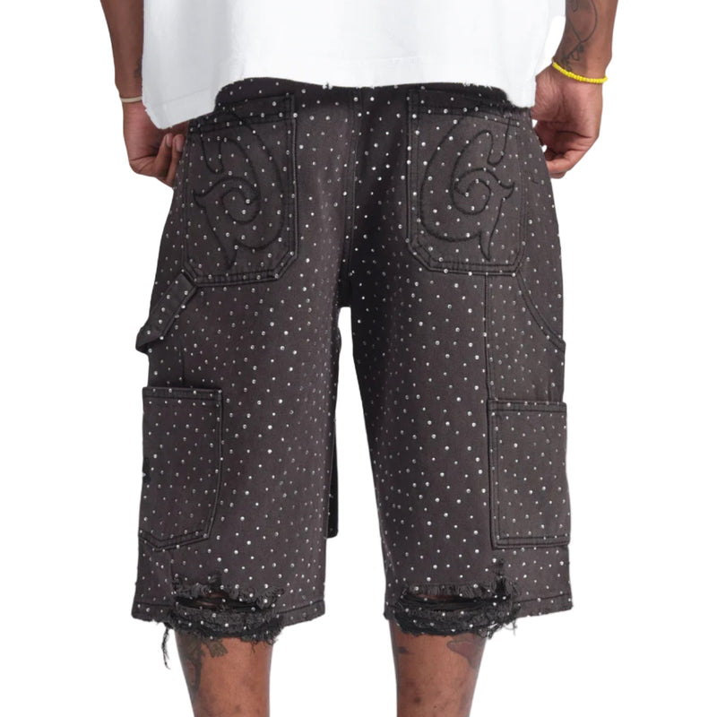 Gala “Show” Stones Black Wash Shorts