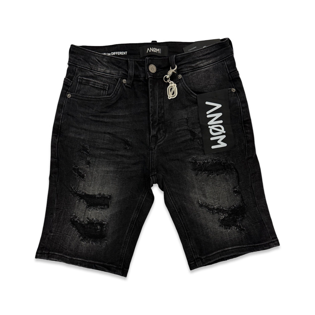 Anom “Apex” Black Wash Shorts – Era Clothing Store