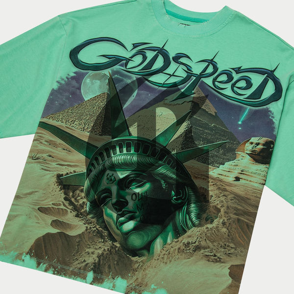 Godspeed “Mother Cairo” Teal Tee