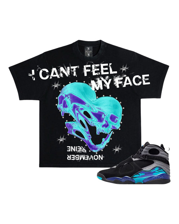 November Reine “I Can’t Feel” Black Tee