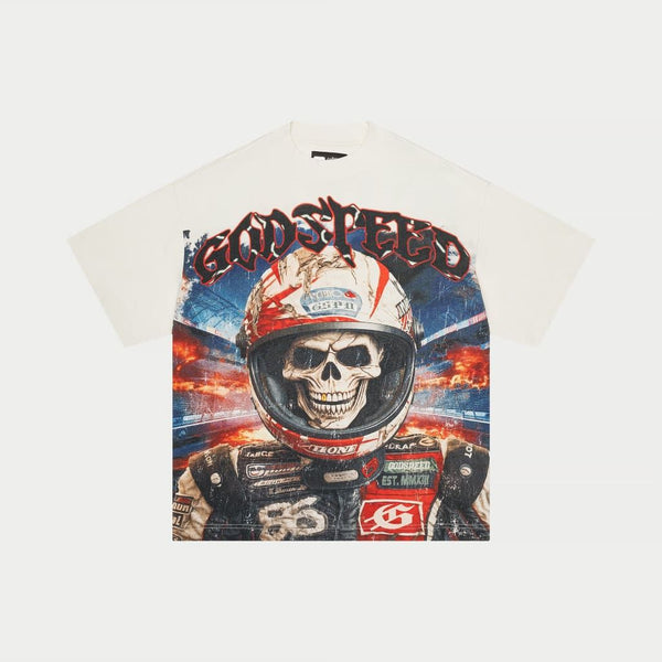 Godspeed “Racer Goldie” Bone Tee