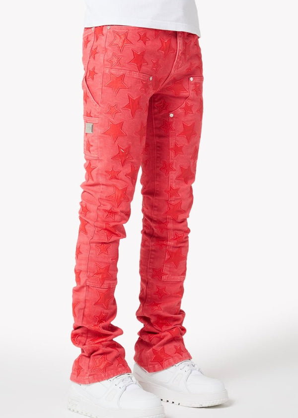 Guapi Raspberry Red Stars Jeans