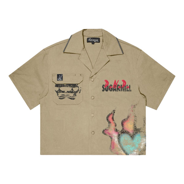 Sugarhill “D.N.D” Khaki Work Shirt