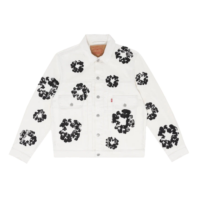 Denim Tears Type 2 All Over Wreath White Jacket – Era Clothing Store