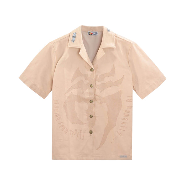 Very Rare Cyber Embossed Button Up