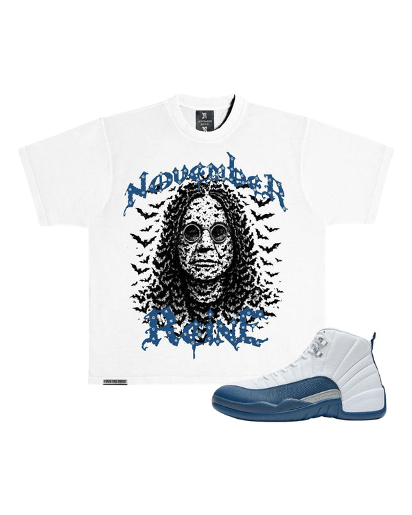 November Reine “Rip Ozzy” White Tee