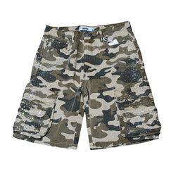 Duaa “Creative” Grey Camo Cargo Shorts