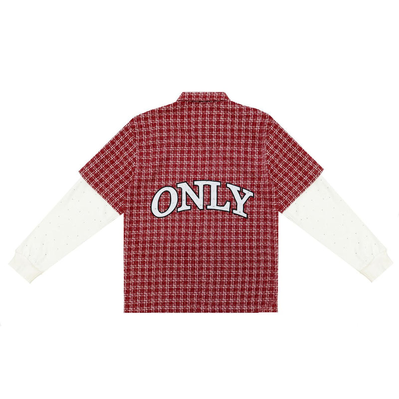 By Appt Only “Static” Red Flannel Button Up