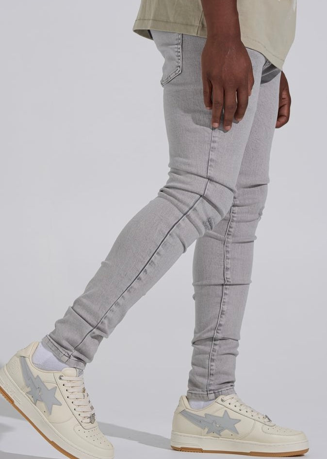 Pheelings “Silver Screen” Light Grey Skinny Jeans
