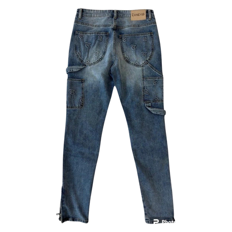 TRNCHS Boujie’s Monogram Jeans