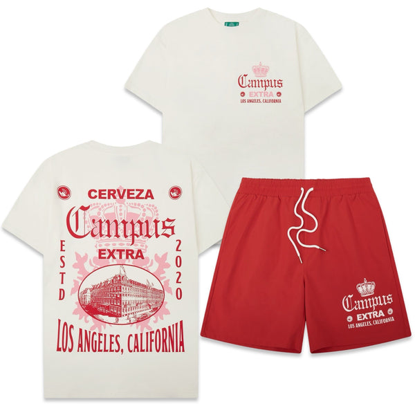 Campus “La Vida” Nylon Short Set