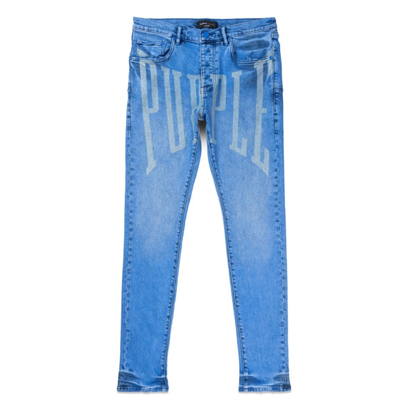 Purple-Brand Jeans - Stitches And Patches - Blue - P003 – Dabbous