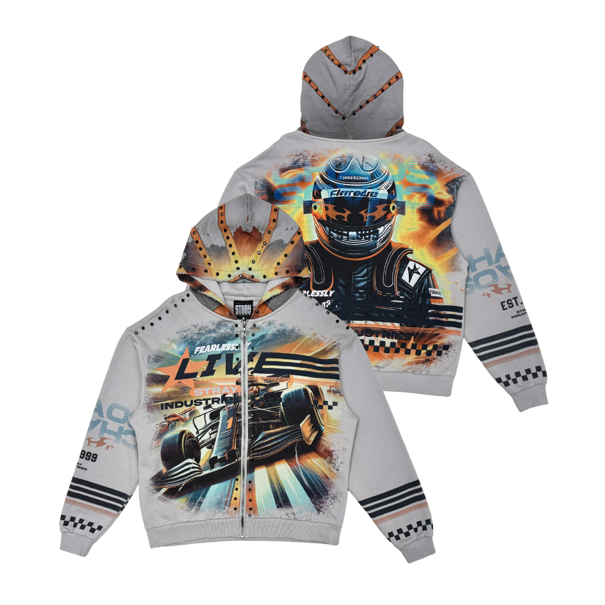 Revenge X Trippie Redd Orange Lightning L/S Tee – Era Clothing Store