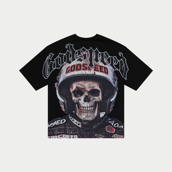 Godspeed “Crash Out” Black Tee