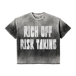 Prestige “Rich Off Risk Taking” Black Tee