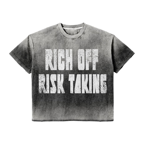 Prestige “Rich Off Risk Taking” Black Tee