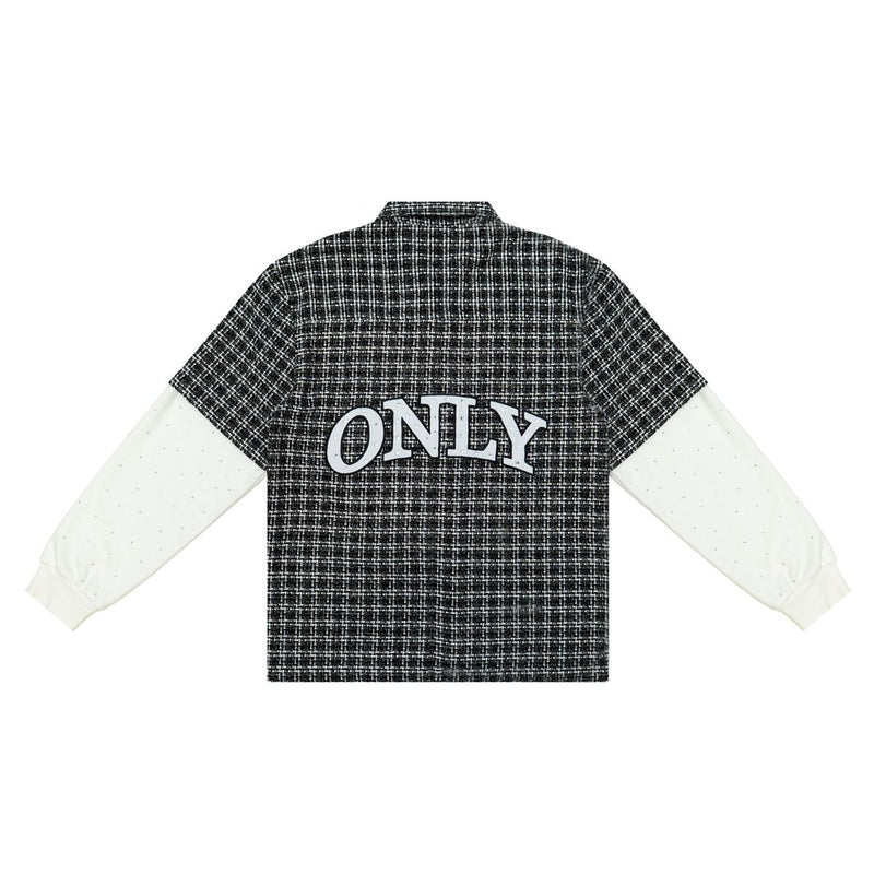 By Appt Only “Static” Black Flannel Button Up