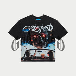 Godspeed “Drive In” Black Wash Tee