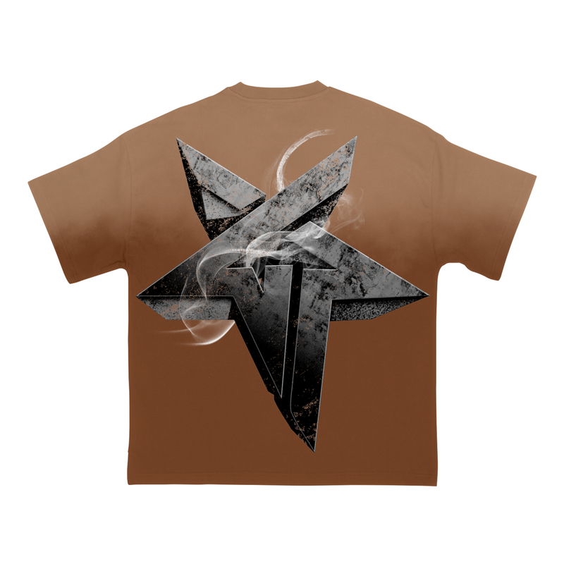 Wknd “Riot Doberman” Brown Sunfade Tee