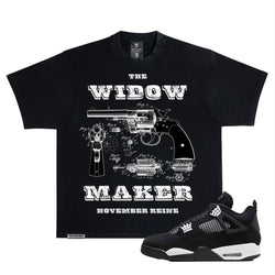 November Reine “Widow Maker” Black Tee