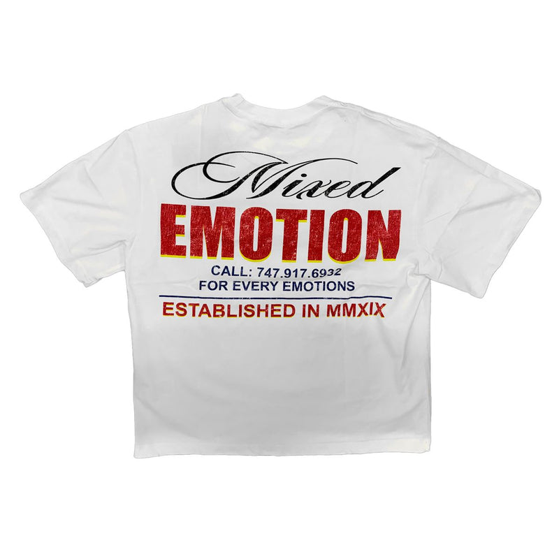 Mixed Emotion “Lottery” White Tee – Era Clothing Store
