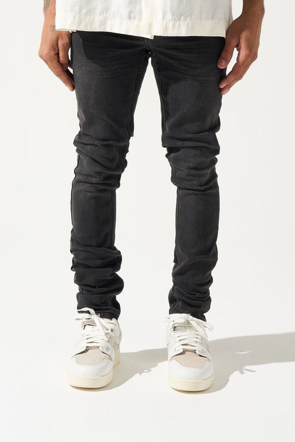 Serenede “Onyx” Coated Black Jeans – Era Clothing Store