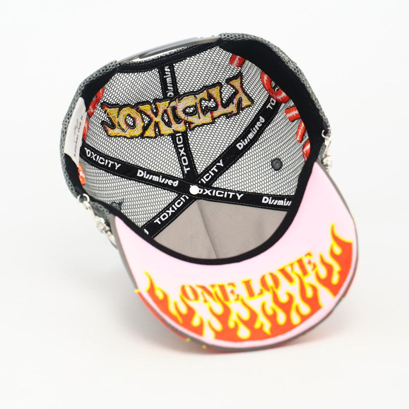 Dissmissed Love Hard Trucker Hat