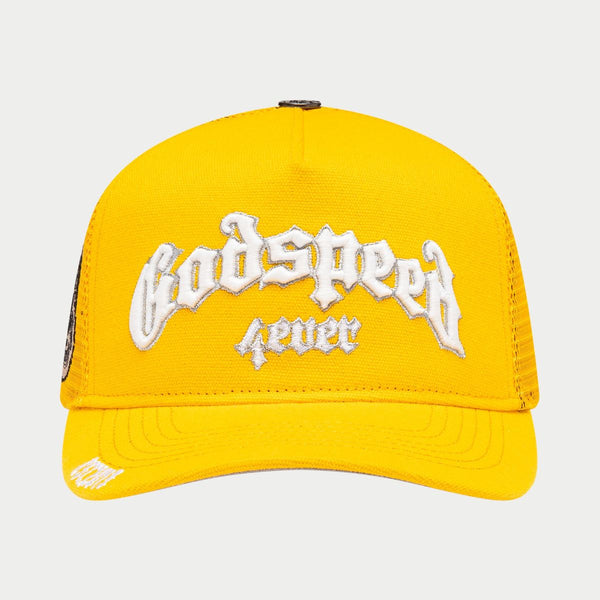 Godspeed “Forever” Yellow Trucker Hat