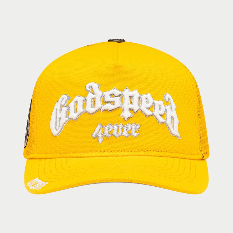 Godspeed “Forever” Yellow Trucker Hat